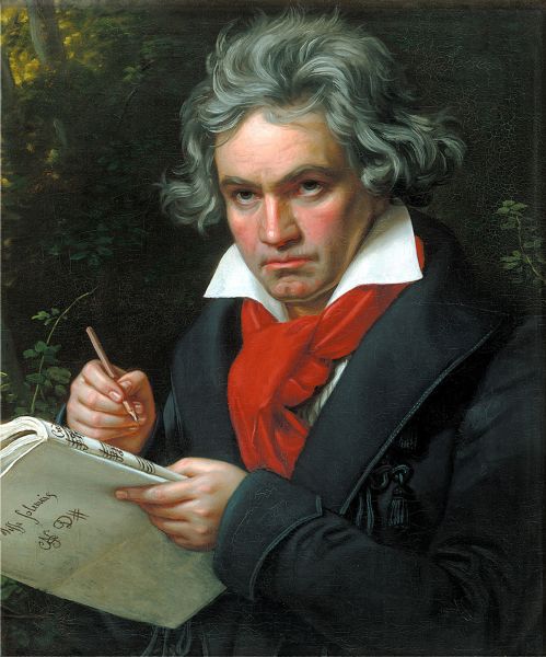 Ludwig van Beethove, Ölgemälde von Joseph Karl Stieler 1820